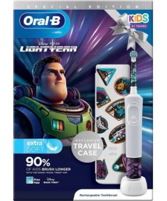 Szczoteczka Oral-B Oral-B Kids Szczoteczka elektryczna dla dzieci Lightyear D100 + etui