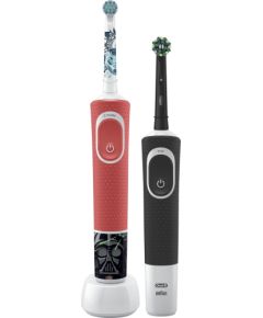 Szczoteczka Oral-B Vitality Kids D100 Star Wars + D103 Czerwona