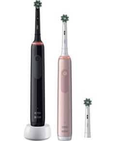 Szczoteczka Oral-B Pro 3 3900 Duo Gift Edition 2 szt. Pink/Black