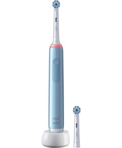 Szczoteczka Oral-B Szczoteczka rotacyjna Pro 3 3000 Sensitive Niebieska + końcówka