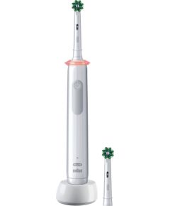 Szczoteczka Oral-B Szczoteczka rotacyjna Pro 3 3000 CrossAction Biała + końcówka