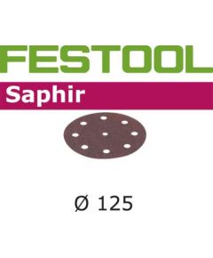 Festool Smilšpapīrs ekscentra slīpmašīnai Saphir; 125 mm; P80; 25 gab.