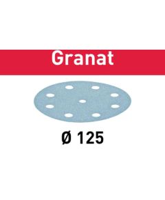 Smilšpapīrs Festool Granat; 125 mm; P220; 10 gab.