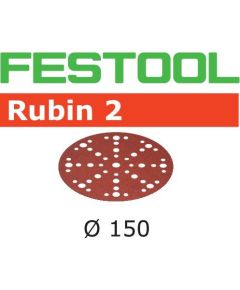 Smilšpapīrs ekscentra slīpmašīnai Festool STF 150 mm; 48; P100; RU2; 50 gab.