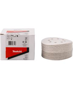 Slīpēšanas disks Makita P-37409; 125 mm; K80; 50 gab.