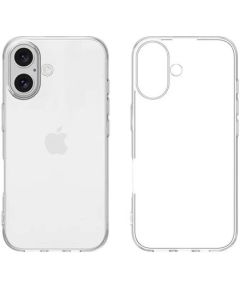 Fusion Ultra Back Case 2 mm Izturīgs silikona aizsargapvalks Apple iPhone 16 caurspīdīgs