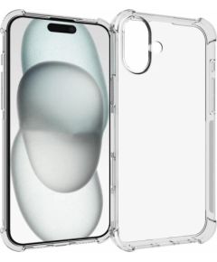 Fusion anti shock 1.5 mm silikona maciņš Apple iPhone 16 caurspīdīgs