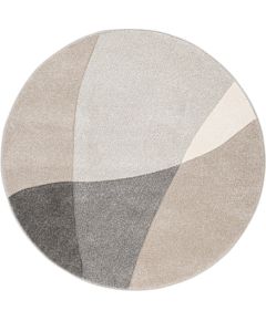 Carpet DIXIE CARVED-1, D160cm, grey/beige