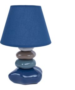 Table lamp STONE H31cm, blue