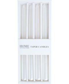 Candle CAROLA 25cm white pearl