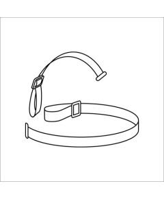 Petzl Myolite/Duo Spare Headband / Melna