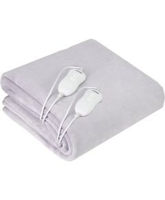 Adler AD 7426 electric blanket Electric bed warmer 60 W Grey Fleece,Polyester