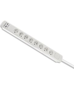 Qoltec 50286 surge protector White 8 AC outlet(s) 230 V 1.8 m