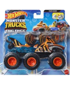 Mattel Hot Wheels: Monster Trucks Big Rigs - Tiger Shark Vehicle  (HWN88)