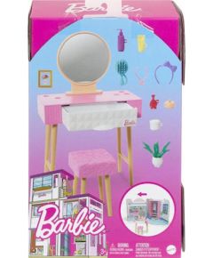 Mattel Barbie: Furniture and Accessory Pack - Vanity Theme (HJV35)