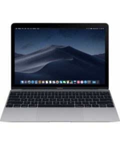 Apple MacBook 2017 Retina 12" - Core M3 1.2GHz / 8GB / 256GB SSD - Space Gray (Atjaunināts, stāvoklis Ļoti labi)