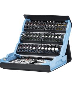 Hazet SmartCase bit set 2200SC-3, 96 pieces (black/blue, 1/4 )