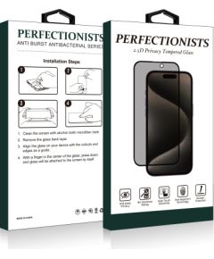 Защитное стекло дисплея 2.5D Privacy Perfectionists Tempered Glass Samsung S928 S24 Ultra черное