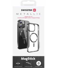 Swissten Clear Jelly Magstick Metallic Case Aizsargapvalks priekš Samsung Galaxy S24 Plus 5G