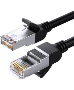 Ugreen NW101 50193 Ethernet Cat 6 U|UTP kabelis apaļš 3m - melns