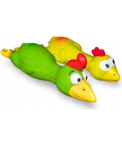 HILTON Chicken in Flight 18cm latex dog toy - 1 piece