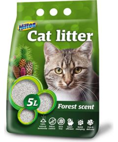 HILTON bentonite clumping forest cat litter - 5 l