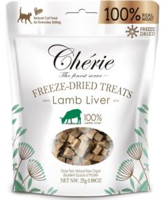 CHERIE Freeze-dried lamb liver pieces - cat treats - 30g