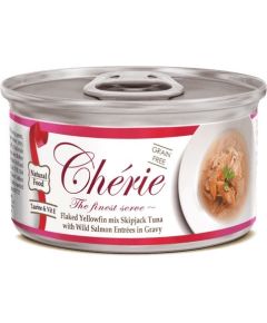 CHERIE Tuna with salmon mix in gravy - wet cat food - 80g