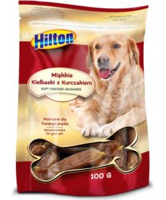 HILTON Soft chicken sausages - dog treat - 100g