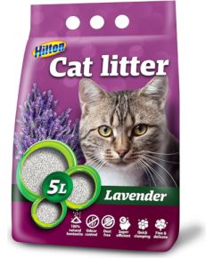 HILTON bentonite lavender clumping cat litter - 5 l