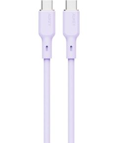 USB-C to USB-C Cable Aukey CB-SCC102, 100W, 1.8m (lavender)