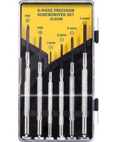 Precision Screwdriver set 6 pcs Deli Tools EDL3206