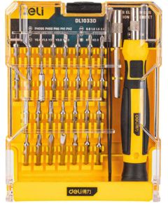 Precision Screwdriver set 33 pcs Deli Tools EDL1033D