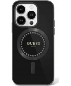 Guess IML Rhinestones MagSafe Case Защитный Чехол для Apple iPhone 16 Pro Max