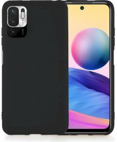 Fusion soft matte case silikona aizsargapvalks Xiaomi Redmi Note 10 5G | Poco M3 Pro melns