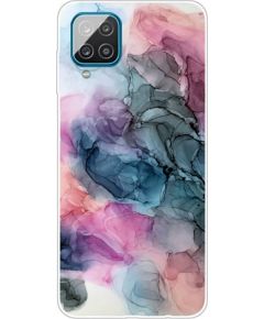 Fusion marble silikona aizsargapvalks Samsung A125 Galaxy A12 (dizains h)