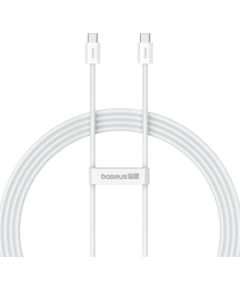 Kabel szybkiego ładowania USB-C do USB-C Baseus Superior 2 100W 2m (biały)