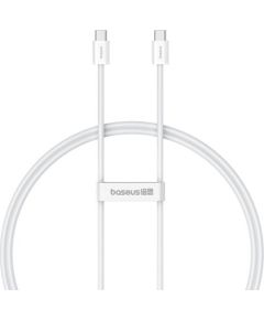 Kabel szybkiego ładowania USB-C do USB-C Baseus Superior 2 100W 1m (biały)