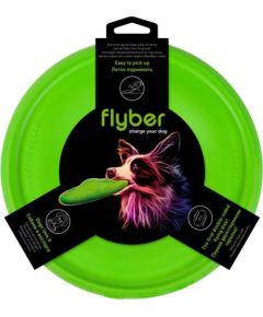 Double-sided flying disc Flyber Waudog 22 cm, light green