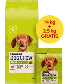 PURINA Dog Chow Adult Lamb - dry dog food - 14 + 2,5kg