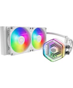 COOLER MASTER CHŁODZENIE WODNE MasterLiquid 240 Atmos ARGB White