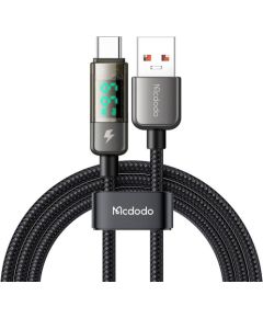 Mcdodo CA-3630 USB-A to USB-C cable, auto power off, PD 100W, 1.2m (black)