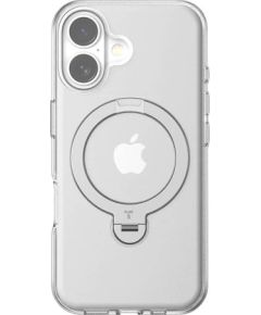 Torras Ostand Spin Case for iPhone 16 (Transparent)