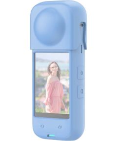 Silicone protective case PULUZ for Insta360 X4 (blue)