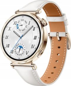 Huawei Watch GT5 41mm Classic Gold, White Leather Strap 41mm