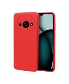 Fusion Elegance Fibre Izturīgs Silikona Aizsargapvalks Xiaomi Redmi A3 4G sarkans