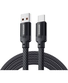 USB to USB-C cable, Essager, EXCT-YS01-P, 100W, 1m (black)