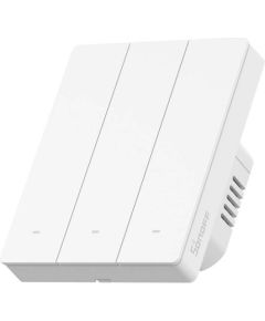 Sonoff M5-3C-80W WiFi Matter smart wall switch (3-channel, for frame)