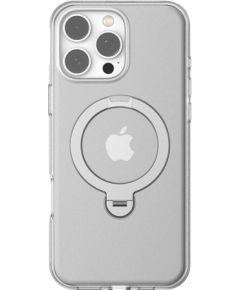 Torras Ostand Spin Series Case for iPhone 16 Pro (Transparent)