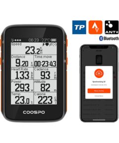 Bike Computer Coospo BC200 compatibile with z: Strava, Trainingpeaks etc.